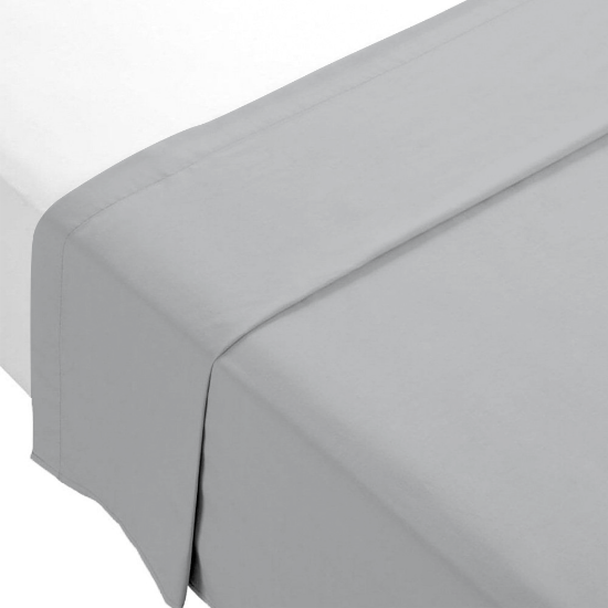 Picture of Flat Sheet Grey Queen - 230 x 250cm