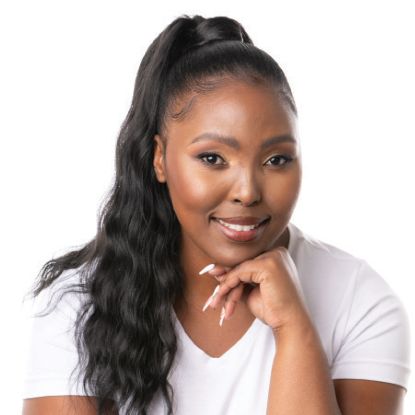 Picture of Imani - 22'' Curly Blended Hair Ponytail