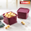 Picture of (PS194+PS194) (2) Storage With Lids 3Lt - Cherry