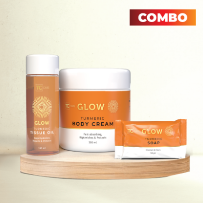 Picture of (GL215+GL220+GL225)Glow Tissue Oil+Cream+FREE Soap
