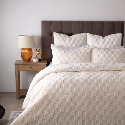 Picture of Mia Comforter Set 3pc - Cream - Queen