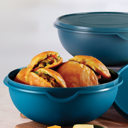 Picture of (PS205 + PS205) (2) Bowls With Lids 10Lt Teal