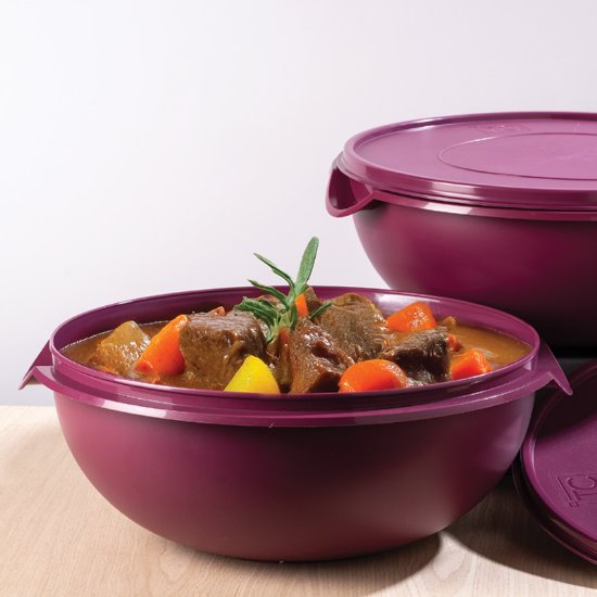 Picture of (PS215 + PS215) (2) Bowls With Lids 10Lt - Cherry